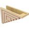 Ekena Millwork 6"W x 18"D x 12"H Classic Landon Rough Cedar Woodgrain TimberThane Corbel, Primed Tan CORUR06X18X12LANRCPR - alternate 5